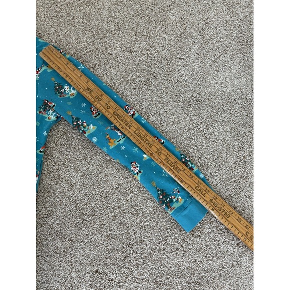 Disney‎ Mickey & Friends Mens XL Christmas Holiday Mouse Ears Coverall Pajamas - Picture 8 of 13